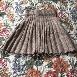 Wool-blend skirt